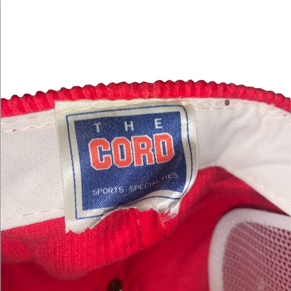 Vintage 90s Cincinnati Reds Sports Specialties Script The Cord Zip Back Hat - Picture 7 of 7